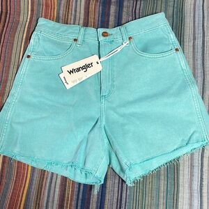 Wrangler Turquoise Shorts
